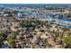 Aerial view of the house and surrounding neighborhood at 2409 Royal Oak Circle, North Myrtle Beach, SC 29582