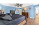 Bright bedroom with wood flooring and ample closet space at 2409 Royal Oak Circle, North Myrtle Beach, SC 29582