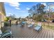 Relaxing deck with seating area, perfect for outdoor entertaining at 2409 Royal Oak Circle, North Myrtle Beach, SC 29582