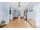 Bright entryway with light-blue walls and wood-look floors at 2409 Royal Oak Circle, North Myrtle Beach, SC 29582