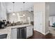 Kitchen with granite countertops and stainless steel dishwasher at 2579 Allen Dew Rd., Conway, SC 29527