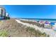 Stunning oceanfront view with sandy beach and calm waters at 2600 N Ocean Blvd. # 1410, Myrtle Beach, SC 29577