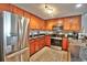 Modern kitchen with stainless steel appliances and granite countertops at 2600 N Ocean Blvd. # 1410, Myrtle Beach, SC 29577