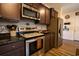 Stainless steel appliances and granite countertops in this lovely kitchen at 2998 Skylar Dr., Myrtle Beach, SC 29577