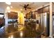 Kitchen island with granite countertop and stainless steel appliances at 2998 Skylar Dr., Myrtle Beach, SC 29577