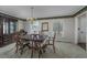 Bright dining room featuring a wood table and chair set at 300 Mcarthur St., Tabor City, NC 28463