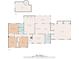 Floor plan displays a 2278 sq ft home with 3 bedrooms, 3 bathrooms and sunroom at 300 Mcarthur St., Tabor City, NC 28463