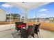 Screened porch with seating area and pond view at 3304 Candytuft Dr., Conway, SC 29526