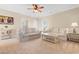 Neutral colored bonus room with two sofas and a coffee table at 3714 Old Pointe Circle, North Myrtle Beach, SC 29582