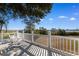 Spacious deck with rocking chairs and scenic waterway views at 3714 Old Pointe Circle, North Myrtle Beach, SC 29582