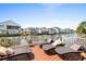 Deck with lounge chairs and water views at 403 36Th Ave. N, North Myrtle Beach, SC 29582