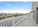 Spacious balcony overlooking waterway, chairs provided at 4528 North Plantation Harbour Dr. # B18, Little River, SC 29566