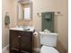 Clean bathroom with vanity, toilet, and shower at 4637 Dogwood St., Loris, SC 29569