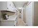 Laundry room with washer, dryer, and cabinets at 4637 Dogwood St., Loris, SC 29569