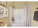 Clean bathroom with a shower/tub combo and neutral decor at 4910 N Market St. # M9-R2, North Myrtle Beach, SC 29582