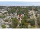 Aerial view highlighting the home's location in a residential neighborhood near the coast at 6001 - 1861 S Kings Hwy., Myrtle Beach, SC 29575