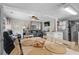 Kitchen and dining area with view into living room at 6001 - 1861 S Kings Hwy., Myrtle Beach, SC 29575