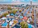 Aerial perspective of beach house community near the ocean at 6001 - 6004 S Kings Hwy., Myrtle Beach, SC 29575