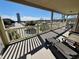 Relaxing balcony overlooking a parking lot and partial ocean view at 6001 - 6004 S Kings Hwy., Myrtle Beach, SC 29575