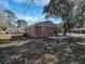 Rear view of brick house with patio at 602 Olive St., Georgetown, SC 29440