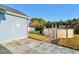 Backyard with above ground pool and patio at 605 West Perry Rd., Myrtle Beach, SC 29579