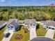 Aerial view of a two-story home and neighborhood at 623 Meadowgrass Ct., Myrtle Beach, SC 29588