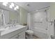 Bathroom with shower, toilet and vanity at 645 Sandpiper Run Retreat Beach Circle, Pawleys Island, SC 29585