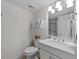 Clean bathroom with shower, toilet and vanity at 645 Sandpiper Run Retreat Beach Circle, Pawleys Island, SC 29585