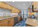 Well-equipped kitchen featuring stainless steel appliances and ample counter space at 645 Sandpiper Run Retreat Beach Circle, Pawleys Island, SC 29585