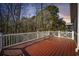 Peaceful deck with treetop views at 65 Harbourreef Dr., Pawleys Island, SC 29585