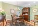 Elegant dining room with hardwood floors and a chandelier at 6925 Ashley Cove Dr., Myrtle Beach, SC 29588