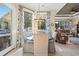 Kitchen breakfast nook with a view of the pool and backyard at 8058 Verona Dr., Myrtle Beach, SC 29572