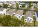 Aerial view of houses, yards, and neighborhood at 869 Silvercrest Dr., Myrtle Beach, SC 29579