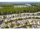 Aerial view of neighborhood with houses and green spaces at 869 Silvercrest Dr., Myrtle Beach, SC 29579