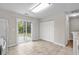 Kitchen with sliding door to backyard, tile floors and white appliances at 869 Silvercrest Dr., Myrtle Beach, SC 29579