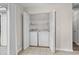 Convenient laundry closet with washer and dryer hookups at 869 Silvercrest Dr., Myrtle Beach, SC 29579