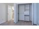 Spacious closet with built-in shelves and hanging rod at 880 Fairway Dr. # 302Bb, Longs, SC 29568