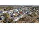 Aerial view of condo community showing location of home near waterway at 901 West Port Dr. # 1706, North Myrtle Beach, SC 29582