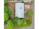 Aerial view of home showcasing the roof, driveway, and surrounding landscape at 1020 Thomas Ave., North Myrtle Beach, SC 29582