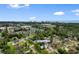 An aerial view showcases a home's location in a residential area near the beach and other amenities at 1020 Thomas Ave., North Myrtle Beach, SC 29582