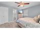 Bedroom features a view to the ensuite bathroom at 1020 Thomas Ave., North Myrtle Beach, SC 29582