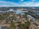 Aerial view of the lakefront property at 103 Lakeside Dr., Tabor City, NC 28463