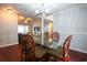 Open concept dining room with a view into the living room at 1047 Rose Haven Dr., Conway, SC 29527