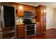 Kitchen with stainless steel appliances and ample cabinet space at 1047 Rose Haven Dr., Conway, SC 29527