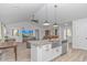 Modern kitchen with island, stainless steel appliances, and granite countertops at 121 Crossroad Dr. Nw, Calabash, SC 28467