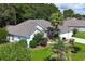 Aerial view of house, yard, and neighborhood at 1392 Southwood Dr., Surfside Beach, SC 29575