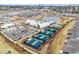 Overhead shot showcasing the community center, pool, and tennis and pickleball courts at 1410 Saw Palmetto St., North Myrtle Beach, SC 29582