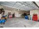 Spacious garage with organized storage, tools, and ample parking area at 1410 Saw Palmetto St., North Myrtle Beach, SC 29582