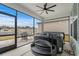 Screened porch with hot tub and patio furniture at 1410 Saw Palmetto St., North Myrtle Beach, SC 29582