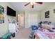 Spacious bedroom with double door closet and tv at 1530 Deer Park Ln., Surfside Beach, SC 29575